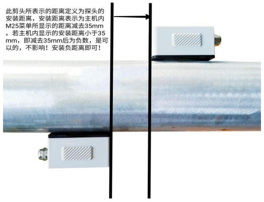 超声波精品1区2区3区芒果安装距离示意图